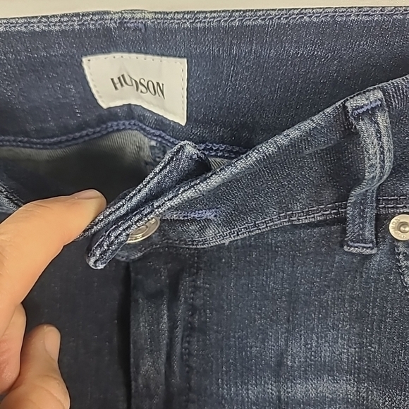 NEW Hudson Jeans Collin Mid Rise Bootcut Crop Dark Wash Sz 30 NWT $195 - Picture 4 of 6